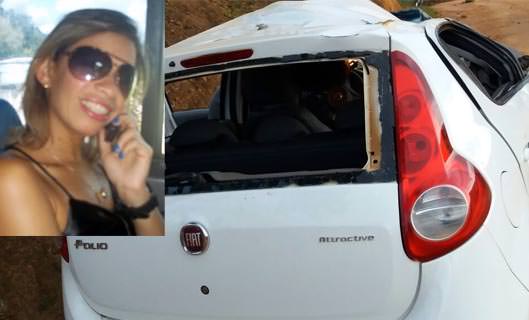Jovem mãe perde a vida em acidente na Bahia; Marido e filho pequeno sobreviveram